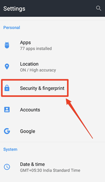 allow in settings