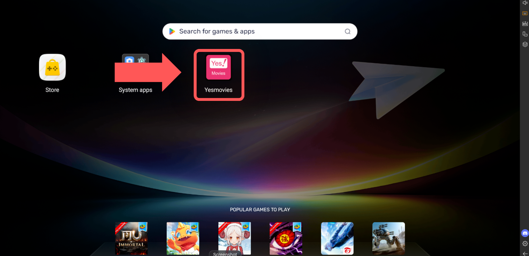 Netflix Mod APK on Mac - BlueStacks dashboard ready to use